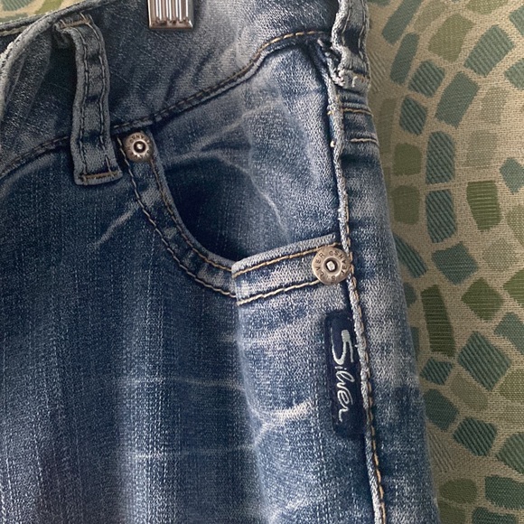 Silver Julia Boot Leg Jeans 33 - Picture 9 of 14